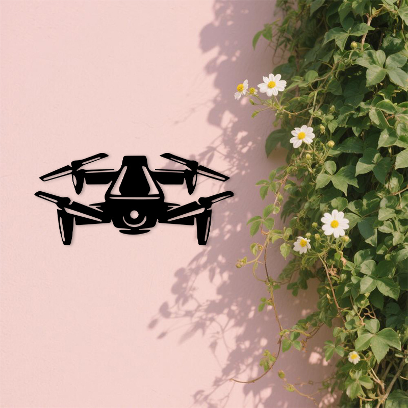 Office Of Tech - 2D Düz Drone Silüeti Metal Duvar