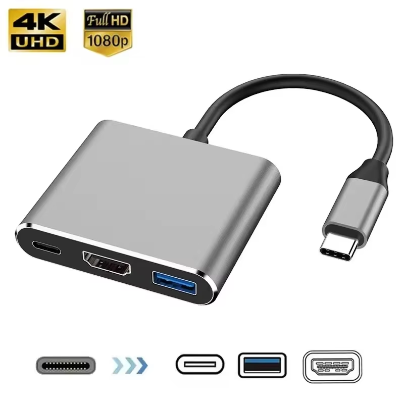 3 IN 1 USB PD HDMI Bağlantı İs - Docking Station Usb C incelemesi ve fiyatı