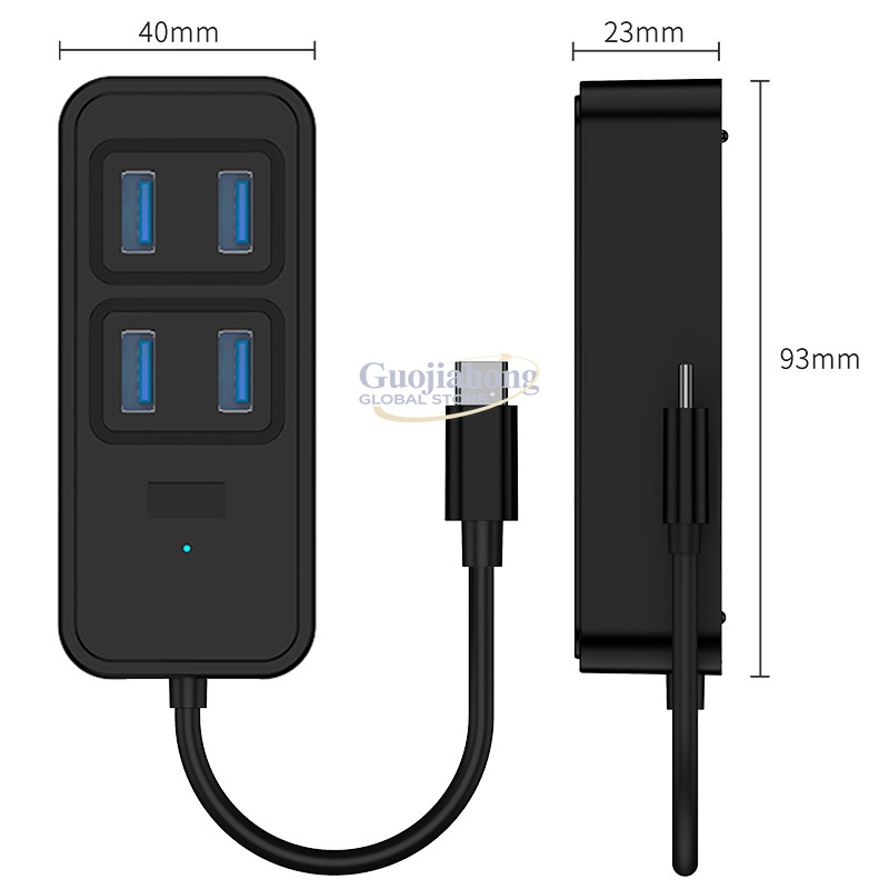 Sınır ötesi USB3.0 hub, USB ar - Docking Station Usb C incelemesi ve fiyatı