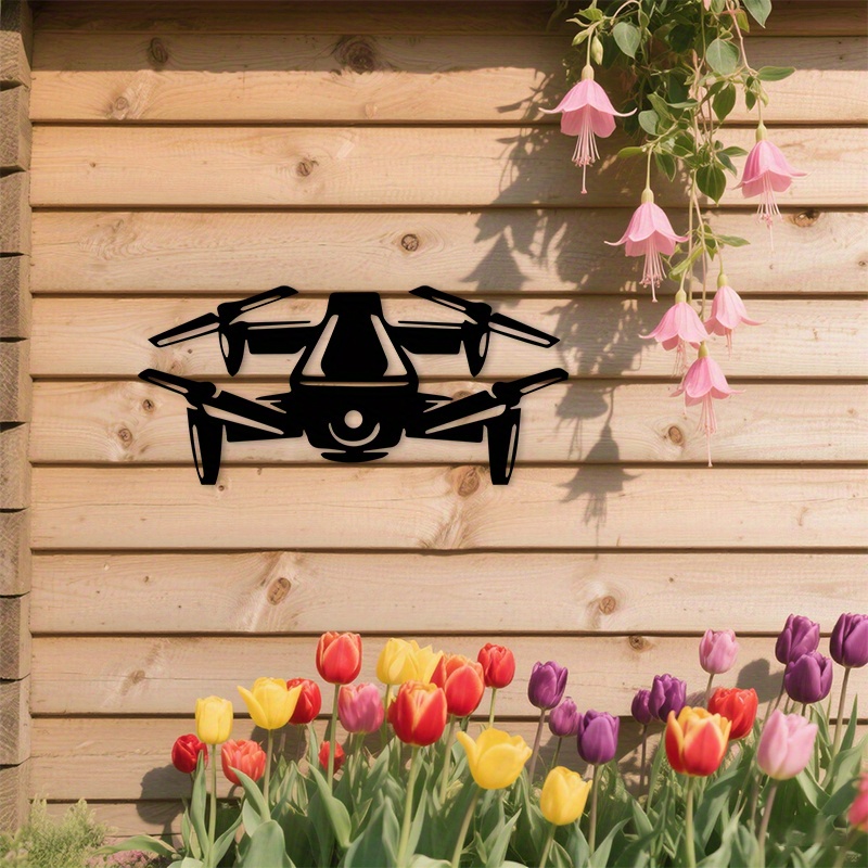 2D Düz Drone Silüeti Metal Duv - Office Of Tech incelemesi ve fiyatı