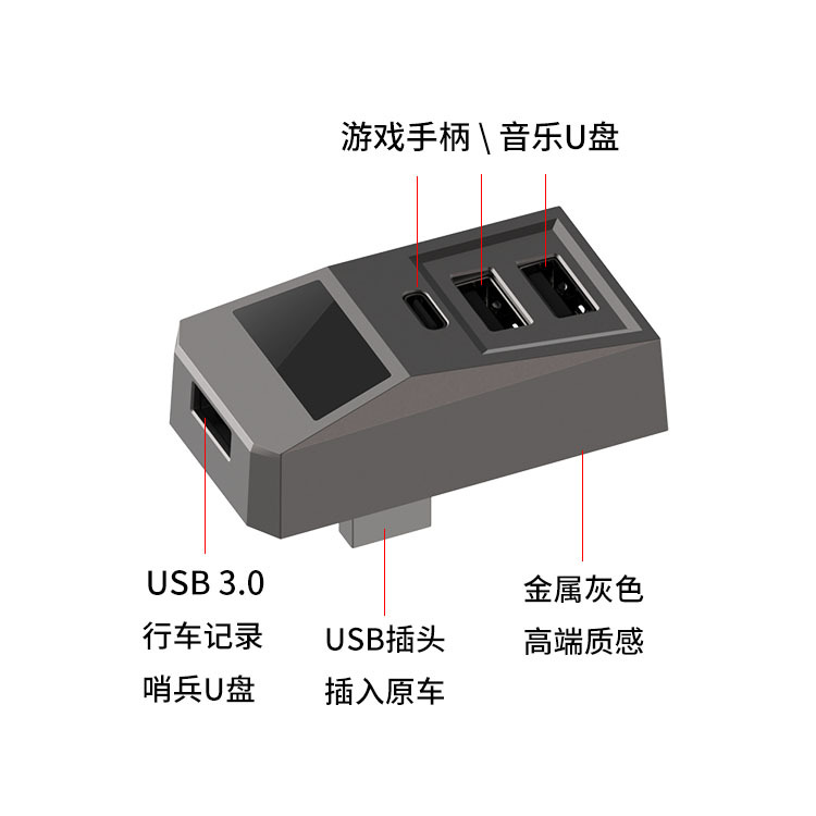 USB Hub Araç Eldiven Kutusu Ba - Docking Station Usb C incelemesi ve fiyatı